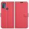 Mobigear Classic Motorola Moto G50 Pungetui med Seddelrum - Rød