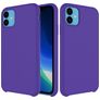 Mobigear Rubber Touch iPhone 11 Silikon Skal - Lila