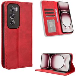 Mobigear Sensation OPPO Reno 12 Pro Funda tipo libro Cartera - Rojo