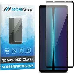 Mobigear Premium Sony Xperia 1 V Tvrzené sklo Ochrana displeje - kompatibilní s pouzdry - Černá
