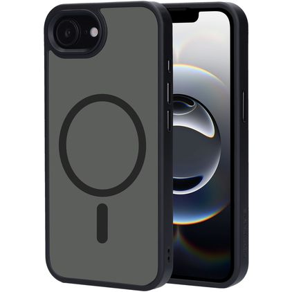 Mobiparts Hardcover iPhone 16e MagSafe Funda Plástico rígido Carcasa - Satin Black