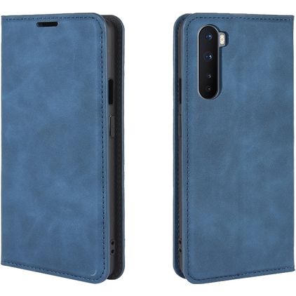 Mobigear Retro Slim OnePlus Nord Wallet case - Dark Blue