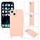 Mobigear Lanyard iPhone 14 Silicone Case with lanyard - Pink