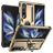 Mobigear Armor Ring Samsung Galaxy Z Fold 4 Funda Plástico rígido Carcasa Antigolpes con anillo - Dorado