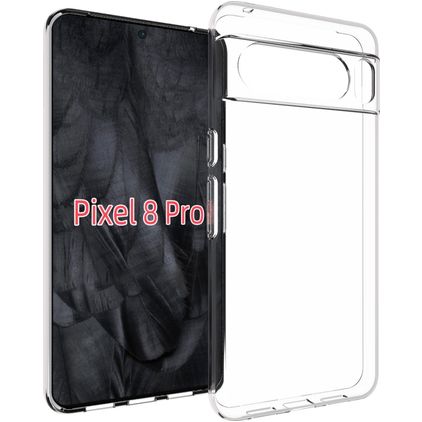 Mobigear Basics Trasparente Google Pixel 8 Pro TPU flessibile Back cover - Trasparente