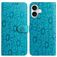 Mobigear Flowers iPhone 17 Funda tipo libro Cartera - Azul
