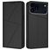 Mobigear Frosted Flip iPhone 17 Pro Pungetui med Seddelrum - Sort