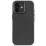 Decoded iPhone 17 Skóra naturalna Etui plecki Wstrząsoodporne - Czarny