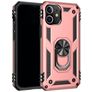 Mobigear Armor Ring iPhone 12 Hard Case Back cover Shockproof with Ring Holder - Rose Gold