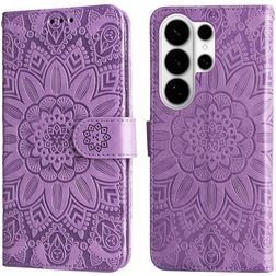 Mobigear Sunflower Samsung Galaxy S26 Ultra Funda tipo libro Cartera - Morado