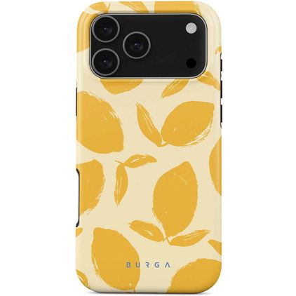 Burga Tough iPhone 17 Pro Max MagSafe Hard Case Back cover Shockproof - Lemon Tart