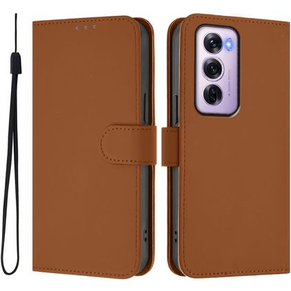 Mobigear Urban Wallet OPPO Reno 12 Pro Funda tipo libro Cartera - Marrón