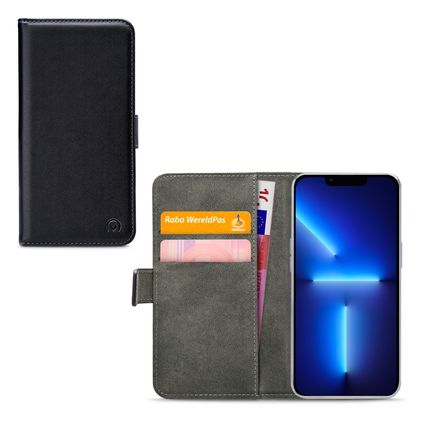 Mobilize Classic Gelly Wallet iPhone 13 Pro Funda tipo libro Cartera - Negro