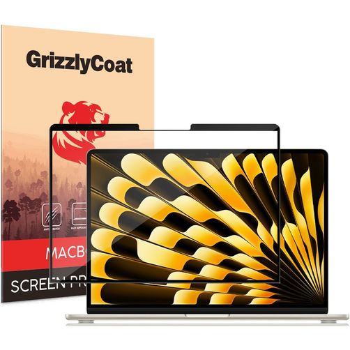 GrizzlyCoat Premium MacBook Air 15 polegadas (2023-2026) Película de ecrã em plástico - Compatível com capas