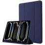 Mobigear Tri-Fold Gel iPad Pro 13 tommer (2025) TPU / Kunstlæder Pungetui + Stylus-holder - Mørkeblå