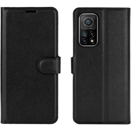 Mobigear Classic Xiaomi Mi 10T Pro Cover a libro portafoglio - Nero