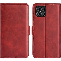 Mobigear Slim Magnet HONOR X8 Pungetui med Seddelrum - Rød