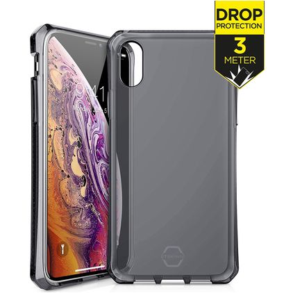 ITSKINS SpectrumClear iPhone X Elastyczne TPU Etui plecki Wstrząsoodporne - Czarny