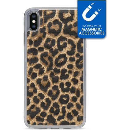 My Style Magneta iPhone XS Max TPU flexível Capa traseira - Leopard