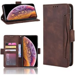 Mobigear Slide Wallet iPhone 11 Lompakkokotelo + Setelitasku - Ruskea