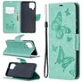 Mobigear Butterfly Samsung Galaxy A12 Wallet case - Turquoise
