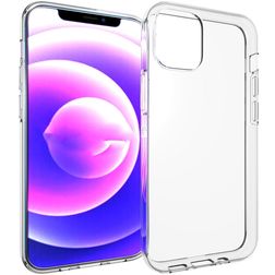 Mobigear Basics Gennemsigtig iPhone 13 Mini Fleksibel TPU Bagsidecover - Gennemsigtig