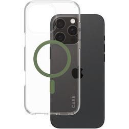 CARE by PanzerGlass Urban Combat iPhone 16 Pro Max MagSafe Hardcase Back cover - Trasparente / Verde