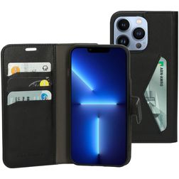 Mobiparts Classic Wallet iPhone 13 Pro Etui z klapką typu portfel - Czarny