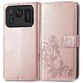 Mobigear Clover Xiaomi Mi 11 Ultra Cover a libro portafoglio - Oro rosa