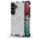 Mobigear Honeycomb Samsung Galaxy S26 Funda Plástico rígido Carcasa Antigolpes - Blanco