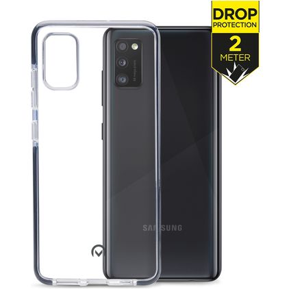 Mobilize Shatterproof Samsung Galaxy A41 Kova Suojakuori Iskunkestävä - Läpinäkyvä / Musta