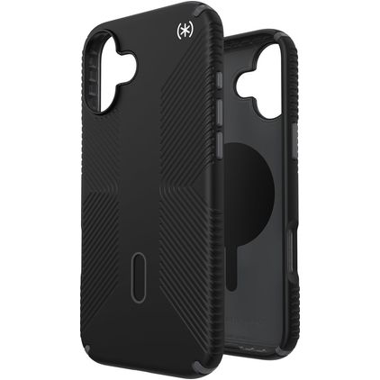 Speck Presidio2 Grip iPhone 16 Plus MagSafe Plástico rígido Capa traseira Antichoque - Preto