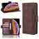 Mobigear Slide Wallet iPhone 11 Capa livro Carteira - Castanho