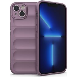 Mobigear Bumpy iPhone 14 Plus Joustava TPU Suojakuori - Violetti