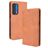 Mobigear Sensation Motorola Edge (2021) Wallet case - Cognac