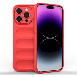 Mobigear Bumpy iPhone 15 Pro Max Flexible TPU Back cover - Red