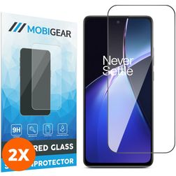 Mobigear Premium OnePlus Nord CE 4 Lite Szkło hartowane Ochrona ekranu - Kompatybilna z etui - Czarny (2 szt.)
