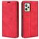 Mobigear Retro Slim Realme C35 Pungetui med Seddelrum - Rød