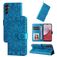 Mobigear Sunflower Samsung Galaxy A14 Capa livro Carteira - Azul