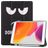 Mobigear Tri-Fold Gel iPad 9 (2021) TPU / Poliuretano (PU) Cover a libro + Portapenna - Do Not Touch