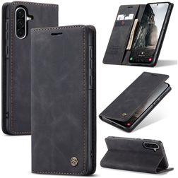 CaseMe 013 Samsung Galaxy A56 Pungetui med Seddelrum - Sort