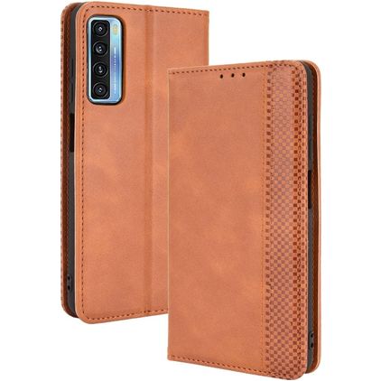 Mobigear Sensation TCL 20L Wallet case - Brown