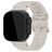 Mobilize Buckle Silikoni Apple Watch Ranneke Solki - 49/46/45/44 mm - Tähtivalkea