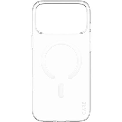 CARE by PanzerGlass SL1M Transparent iPhone 17 Pro Max MagSafe Fodral Hårdplast Slim Skal - Transparent