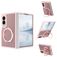 Mobigear 360 Rotating Ring Samsung Galaxy Z Fold 8 Ultra MagSafe Fodral Hårdplast Skal med ringhållare - Rosa