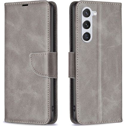 Mobigear Excellent Samsung Galaxy S24 Funda tipo libro Cartera - Gris