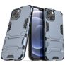 Mobigear Armor Stand iPhone 13 Mini Hardcase Etui plecki Wstrząsoodporne z podstawką - Niebieski