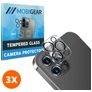 Mobigear iPhone 13 Pro Max Härdat glas Kameraskydd - Skalvänligt (3-pack)