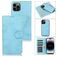 Mobigear Wallet iPhone 15 Pro Case Detachable 2-in-1 Wallet Case Wallet - Blue
