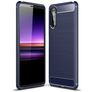 Mobigear Brushed Slim Sony Xperia 10 II Joustava TPU Suojakuori - Sininen